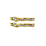Speedwell - GOLD CHROME - Suit MX & Dragster Downtube decals