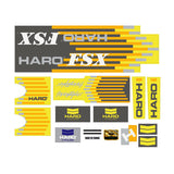 Haro - 1987 Freestyler FSX decal set for yellow grey frame- old school bmx