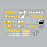 Torker - 1986 Torker 2 - 360 AIR Freestyle Yellow decal set