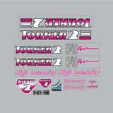 Torker - 1987 Torker 2 - 540 AIR Freestyle Magenta decal set