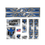 ELF - Double cross blue decalset on Chrome