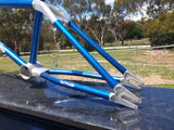 NOS - VITUS 80's BMX frame and forks in BLUE - old school bmx