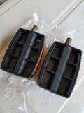 NOS - MONGOOSE Poly ratrap BLACK pedals in 1/2"