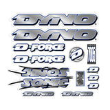 DYNO - 1996 SONIC decal set for green frame - old school bmx