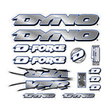 DYNO - 1996 VFR decal set for green frame - old school bmx