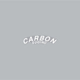 Sugino - CARBON Sprocket decal - White on clear