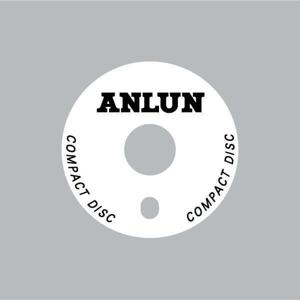 Anlun - Compact Disc decal in White - oid school bmx - Bmx Products AU
