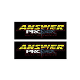 Answer - Pro Forx fork decal set in Black, Yellow, Silver & Red - Old school bmx - Bmx Products AU
