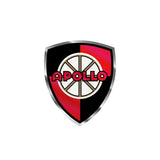 Apollo - Shield Head tube or seat tube decal - RED - old school bmx - Bmx Products AU