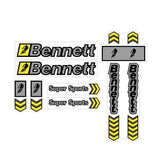 Bennett - Super Sport decal set - old school bmx - Bmx Products AU