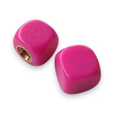 Blank - Dice Tire Valve Caps (Pair) - Magenta - old school bmx - Bmx Products AU