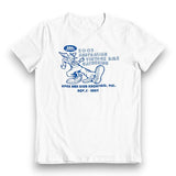 BMX Show - 20th Aniversary of BMX shows in Oz - Tshirt - White - Old school BMX - Bmx Products AU