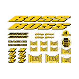 BOSS Racing - Bad Boy decal set in Yellow Black - old school bmx - Bmx Products AU