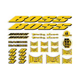 BOSS Racing - Boss Hogg decal set in Yellow Black - old school bmx - Bmx Products AU
