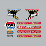 Bridgestone - JAWS decal set - old school bmx - Bmx Products AU