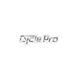 Cycle Pro - seat rear chrome decal - old school bmx - Bmx Products AU