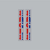 Dan Gurney - EAGLE - THIN font - fork decals - old school bmx - Bmx Products AU