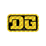DG - For Comp Use decal - Black & Yellow prism - Old school bmx - Bmx Products AU