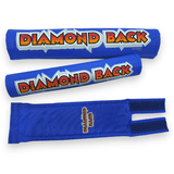 Diamond Back - 1982 - 1983 Nylon pad set - BLUE with Orange fade - old school bmx - Bmx Products AU