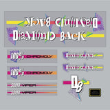 Diamond Back - 1987 Super Viper - decal set - Old school bmx - Bmx Products AU