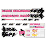 Diamond Back - 1988 Silver Streak - Chrome frame decal set - Old school bmx - Bmx Products AU