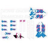 Diamond Back - 1990 Assult decal set for Blue frame - Old school bmx - Bmx Products AU