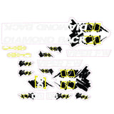 Diamond Back - 1990 Viper FW decal set for Red frame - Old school bmx - Bmx Products AU