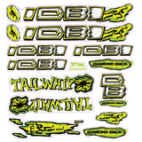 Diamond Back - 1991 Tailwhip decal set for Chrome frame - Old school bmx - Bmx Products AU