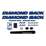 Diamond Back - 1994 AXIS MTB for chrome frame decal set - Old school bmx - Bmx Products AU