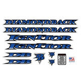 Diamond Back - 1996 Ignitor for chrome frame decal set - Old school bmx - Bmx Products AU