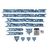 Diamond Back - 1997 Ignitor for Yellow frame decal set - Old school bmx - Bmx Products AU
