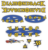 Diamond Back - 1998 Joker for chrome frame decal set - Old school bmx - Bmx Products AU