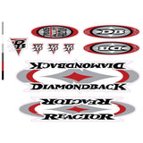 Diamond Back - 1998 Reactor for black frame decal set - Old school bmx - Bmx Products AU