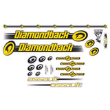 Diamond Back - 2000 Assult for Polished frame decal set - Old school bmx - Bmx Products AU
