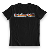 Diamond Back - Orange Fade logo on black shirt - Old school bmx Mens T-Shirt - Bmx Products AU
