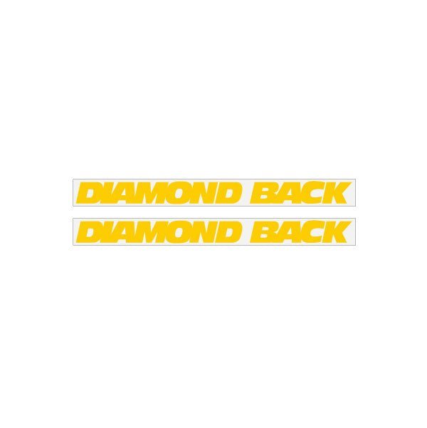 Diamond back - Reactor - Yellow crank decals - Old school bmx - Bmx Products AU