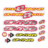 DYNO - 1993 AIR decal set for black frame - old school bmx - Bmx Products AU