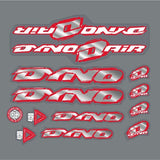 DYNO - 1993 AIR decal set for purple frame - old school bmx - Bmx Products AU