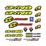 DYNO - 1993 SLAMMER decal set on clear - old school bmx - Bmx Products AU