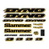 DYNO - 1994 Slammer TEAM decal set for chrome frame - old school bmx - Bmx Products AU