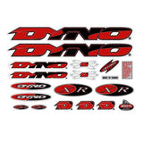 DYNO - 1999 XR decal set for chrome frame black forks - old school bmx - Bmx Products AU