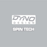 DYNO - SPINTECH stem decal in white - Old school bmx - Bmx Products AU