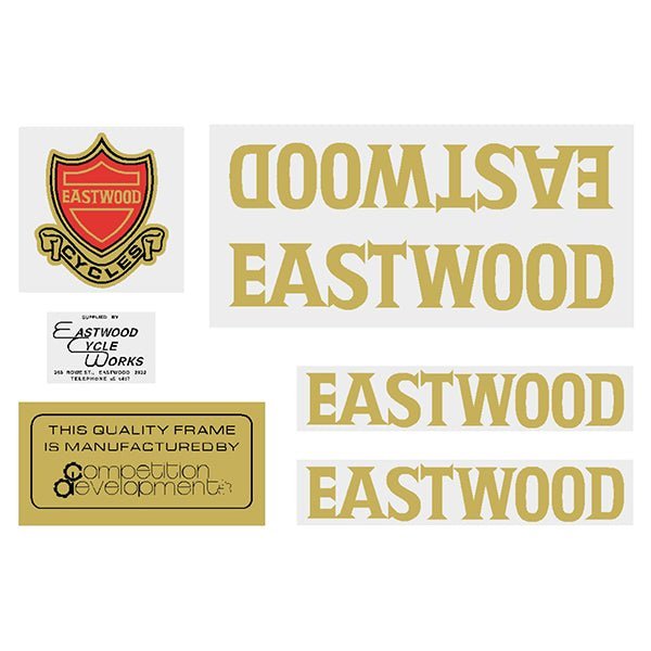 Eastwood - Special decal set - Old School BMX - Bmx Products AU