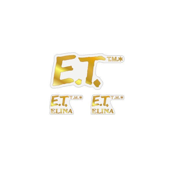 Elina - ET ELINA - Seat decal set - Old school bmx - Bmx Products AU