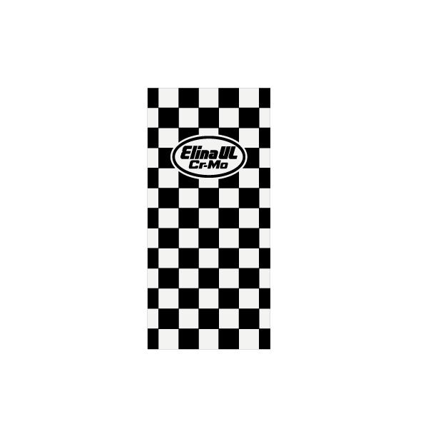 Elina - UL Cromo Checkers pole decal - Old school bmx - Bmx Products AU