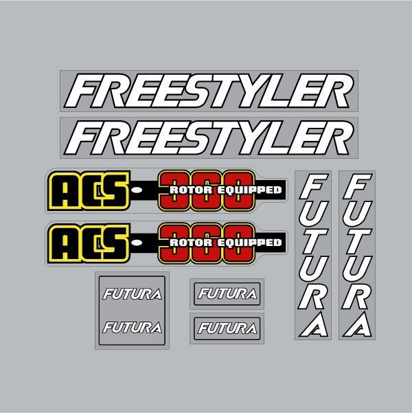 Futura - 1985 Freestyler with ACS decal set - Old School BMX - Bmx Products AU