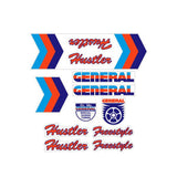 General - 1985 Hustler decal set - Bmx Products AU