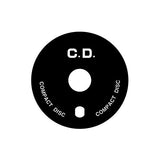 Generic - Compact Disc Black decal - oid school bmx - Bmx Products AU