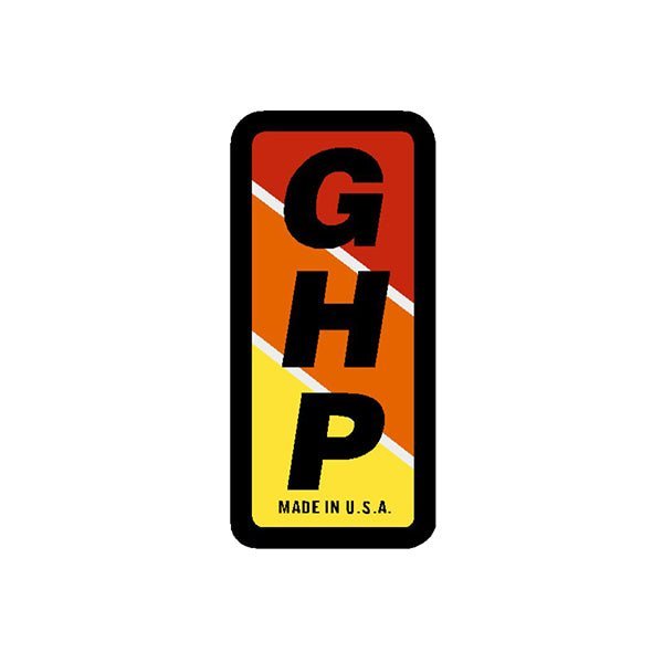 GHP - Multi color on white - Seat post decal - old school bmx - Bmx Products AU