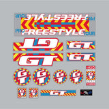 GT - 1990 Pro Freestyle TOUR - for colored frames decal set - Old school bmx - Bmx Products AU